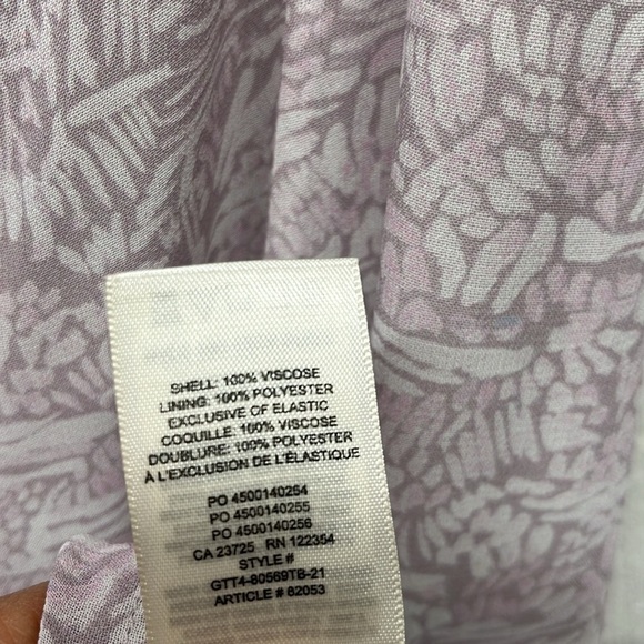 WILFRED Broadway Dress Ruffle Midi Lilac Purple Birch size 8 Aritzia - Picture 6 of 12